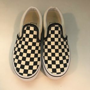 Brand new checkered vans